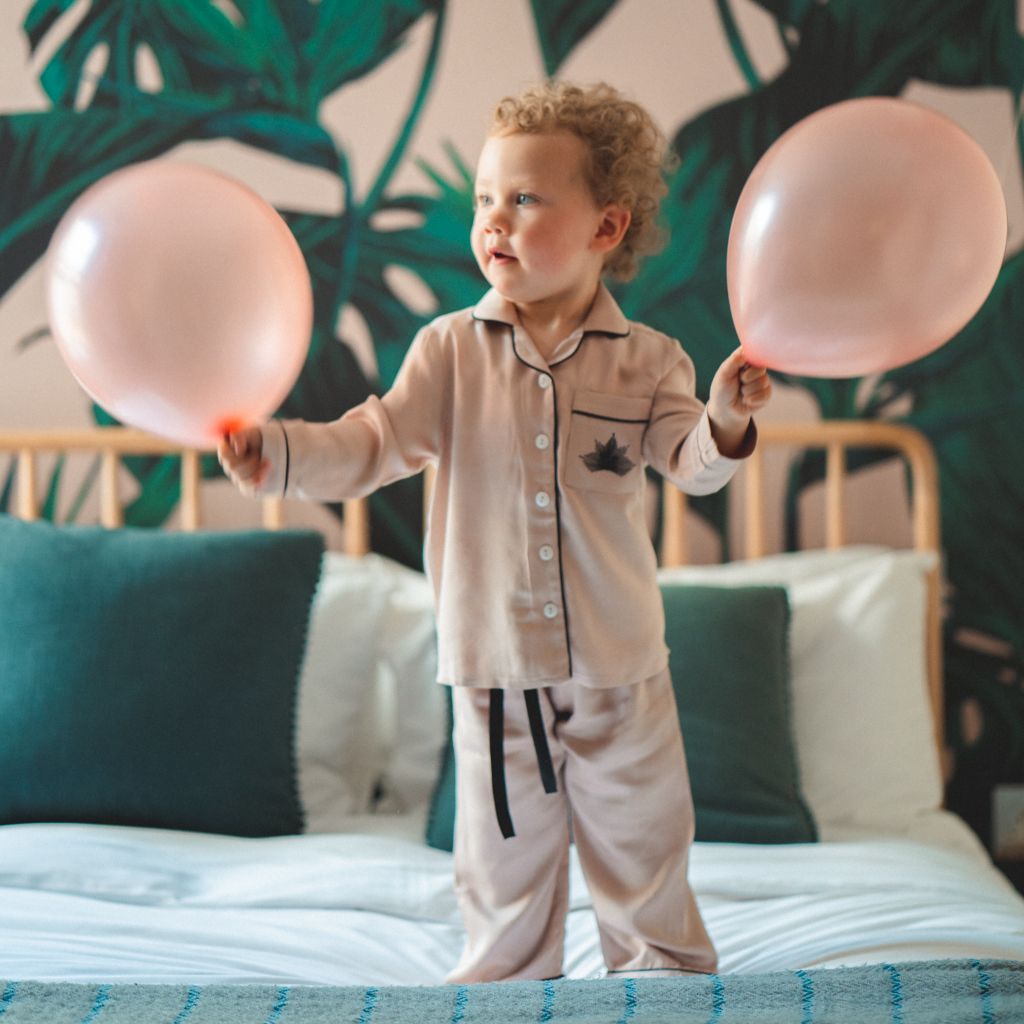 Children's Powder Pink Pyjama Set