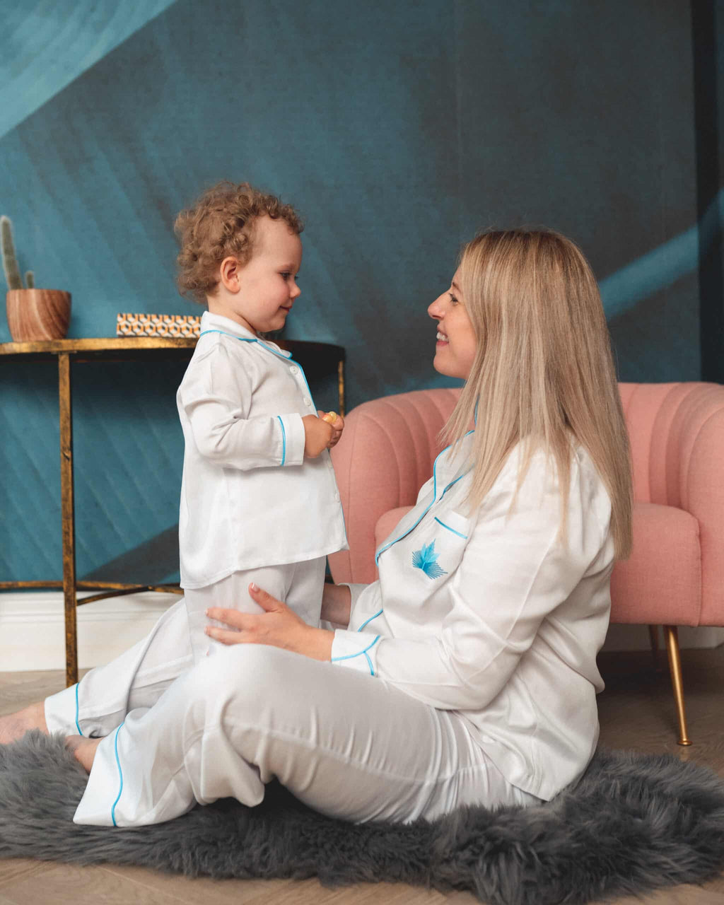 Children's Sen Turquoise Pyjama Set