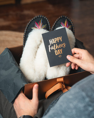 Rainbow Sheepers slippers Father's Day gift box set