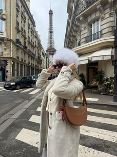 Ecru Sheepskin Coat