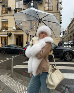 Tan Sheepskin Jacket - Penelope