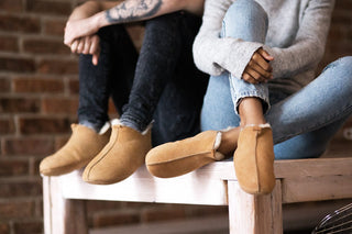 The men pixie boot in chestnut