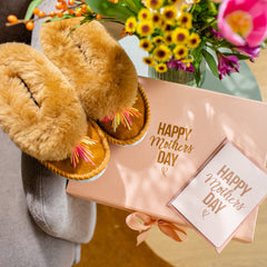 Mother's Day Fudge Sheepers slippers gift set