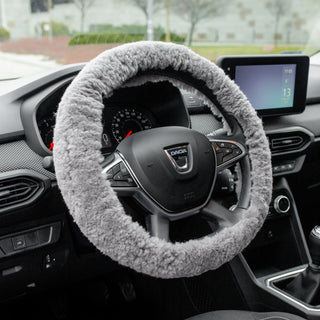 Sheepskin Steering Wheel Cover