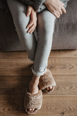 Beige Spa Slippers