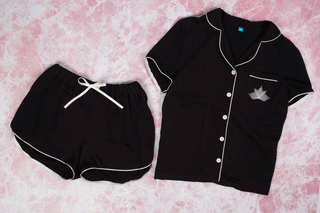 Classic Black Pyjama Shorts