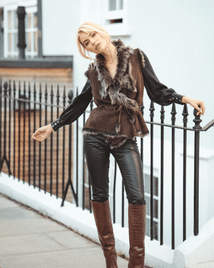 Brown Toscana Gilet
